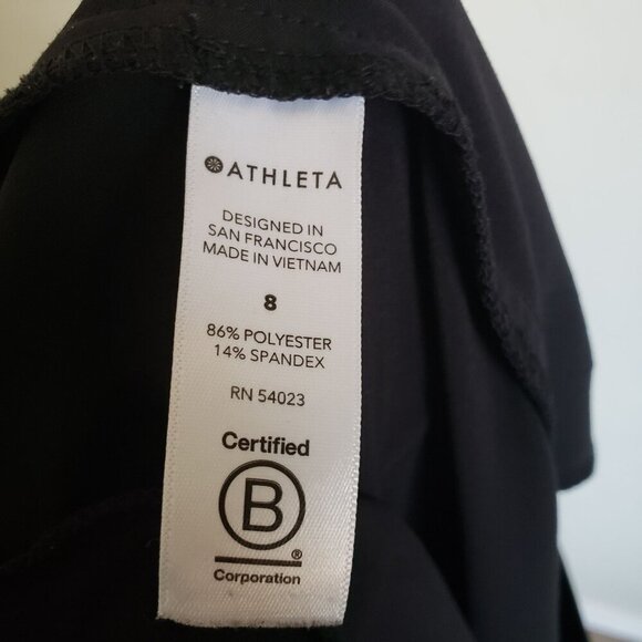 Athleta Venture Jogger Pants Black Size Women's 8 Athleisure Hiking Quick-Dry - Picture 10 of 13